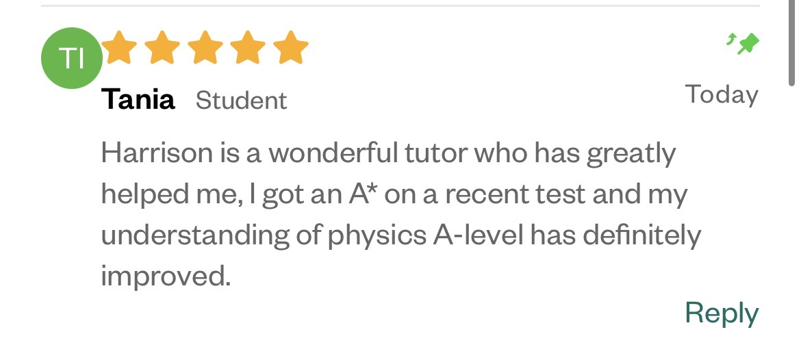 Review from Tania, student